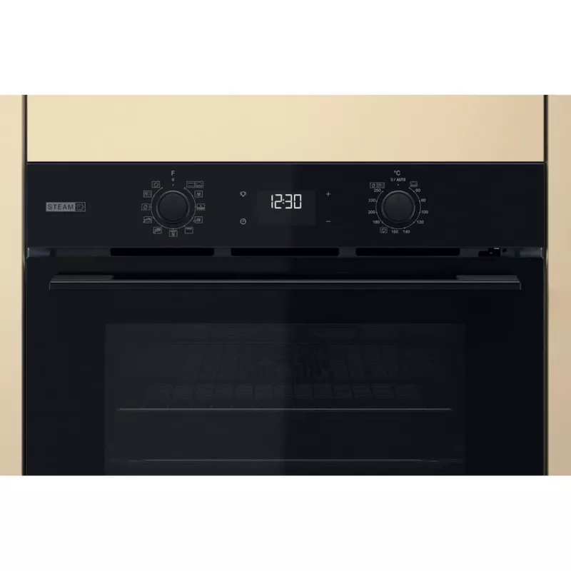 Whirlpool OMSK58RU1SB 71 L Juoda įmontuojama elektrinė orkaitė