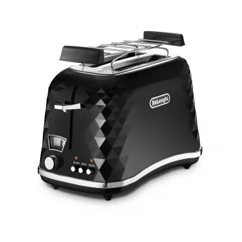 De’Longhi Brilliante 2 griežinėliai 900 W Juoda
