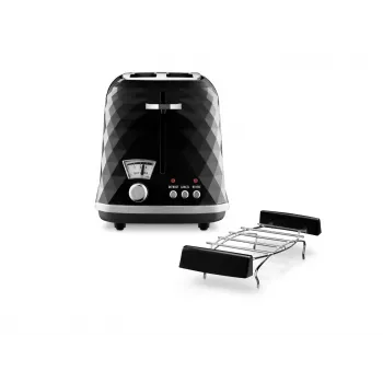 De’Longhi Brilliante 2 griežinėliai 900 W Juoda