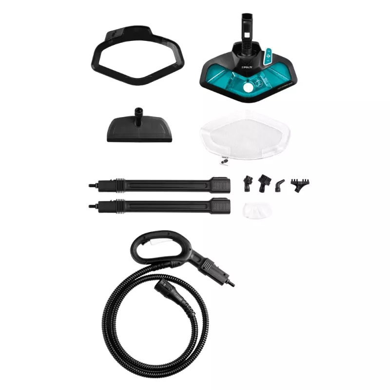 Polti Vaporetto Smart 100_T cilindrinis garinis valytuvas 1500 W, mėlynas, baltas