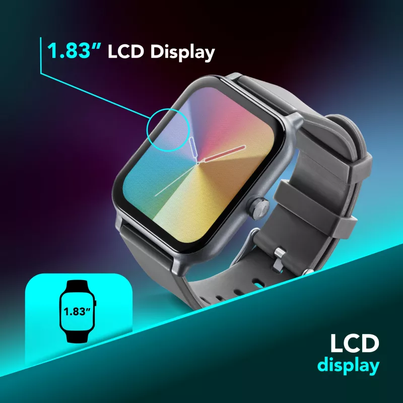 Cellularline ION Bluetooth® išmanusis laikrodis su programėle, LED, 91 g