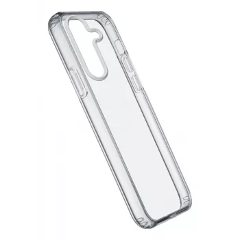 Cellularline Clear Protect - Galaxy S24 kietas dėklas su guminiais kraštais