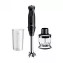 Panardintuvas Braun MultiQuick 3 MQ30201M 0.6 L 900 W Juodas, Satininis plienas
