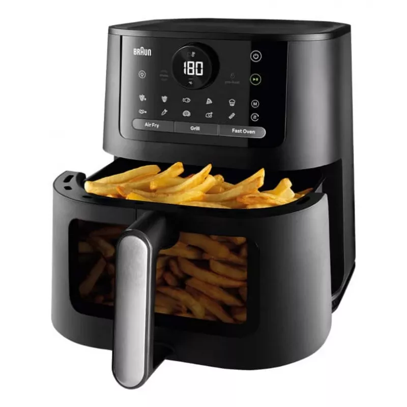 Braun HF 5075 Karšto oro gruzdintuvė, 2000 W, juoda/pilka