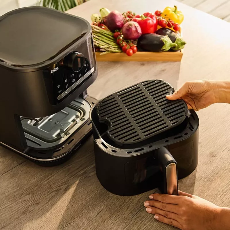 Braun HF 5075 Karšto oro gruzdintuvė, 2000 W, juoda/pilka