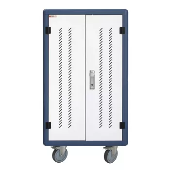 Techly I-CABINET-30DUTY mobilus įrenginių valdymo vežimėlis / spinta balta, mėlyna