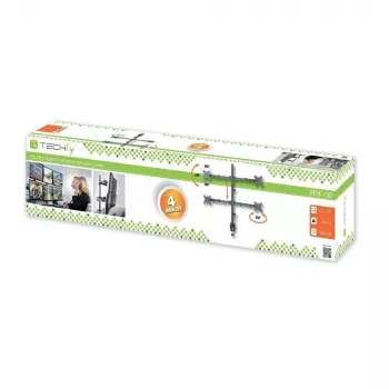 Techly ICA-LCD 382-Q monitorio laikiklis / stovas 68.6 cm (27 col.) stalas Juoda