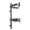 Techly ICA-LCD 382-Q monitorio laikiklis / stovas 68.6 cm (27 col.) stalas Juoda