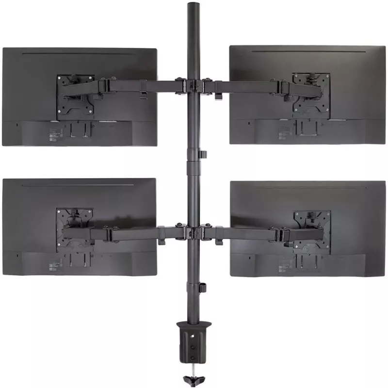 Techly ICA-LCD 382-Q monitorio laikiklis / stovas 68.6 cm (27 col.) stalas Juoda