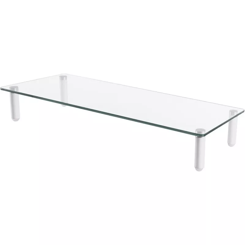 Techly Universalus stalinis monitoriaus pakėlimo stovas, laisvai pastatomas, 20 kg, 33 cm (13 colių), 81,3 cm (32 colių), permatomas