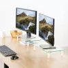 Techly Universalus stalinis monitoriaus pakėlimo stovas, laisvai pastatomas, 20 kg, 33 cm (13 colių), 81,3 cm (32 colių), permatomas