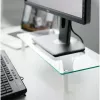 Techly Universalus stalinis monitoriaus pakėlimo stovas, laisvai pastatomas, 20 kg, 33 cm (13 colių), 81,3 cm (32 colių), permatomas