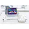 Techly Universalus stalinis monitoriaus pakėlimo stovas, laisvai pastatomas, 20 kg, 33 cm (13 colių), 81,3 cm (32 colių), permatomas