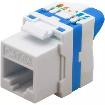 Techly CAT 6a KeyStone RJ45 Kištukas UTP be ekrano Įrankiams nereikalingas IWP-MD C6A/UROTT