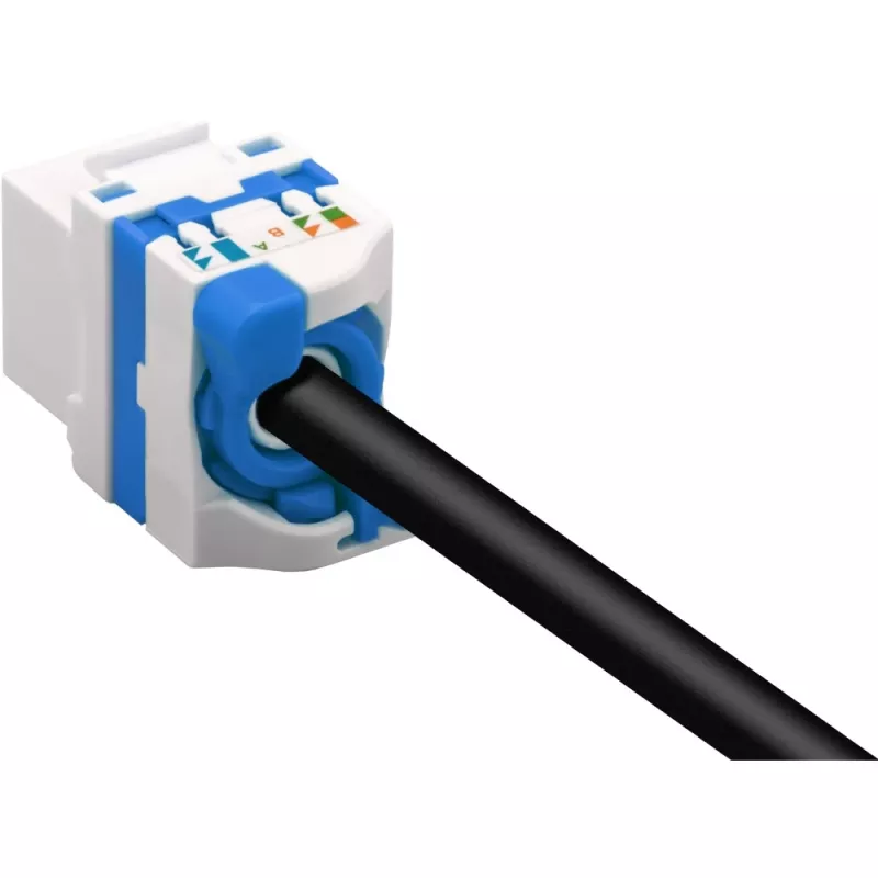 Techly CAT 6a KeyStone RJ45 Kištukas UTP be ekrano Įrankiams nereikalingas IWP-MD C6A/UROTT