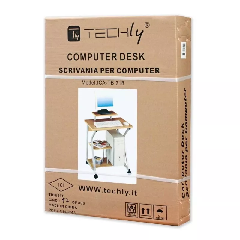 Techly ICA-TB 218 kompaktiškas kompiuterinis stalas
