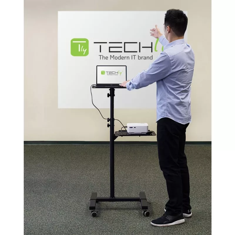 Techly ICA-TB TPM-10 nešiojamojo kompiuterio stovas juodas