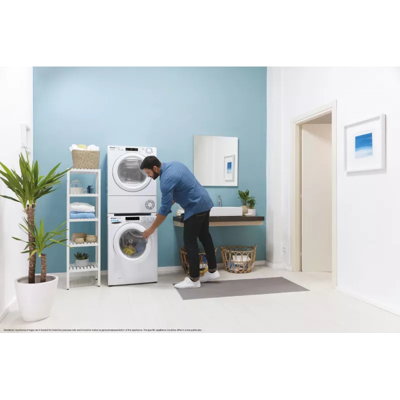 Džiovinimo mašina Candy Smart Pro CSOE H10A2TE-S laisvai pastatoma priekinio pakrovimo 10 kg balta
