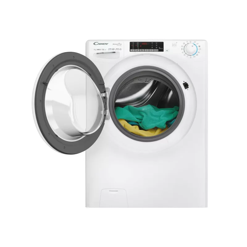 Candy Smart Pro Inverter CO 474TWM6/1-S skalbyklė su priekiniu pakrovimu 7 kg 1400 RPM balta