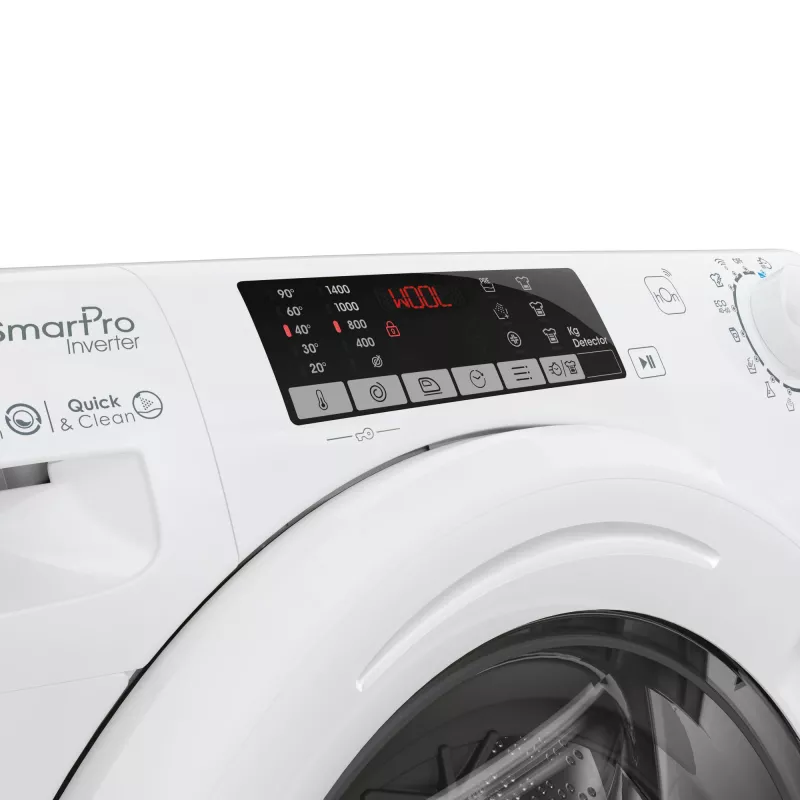 Candy Smart Pro Inverter CO 474TWM6/1-S skalbyklė su priekiniu pakrovimu 7 kg 1400 RPM balta
