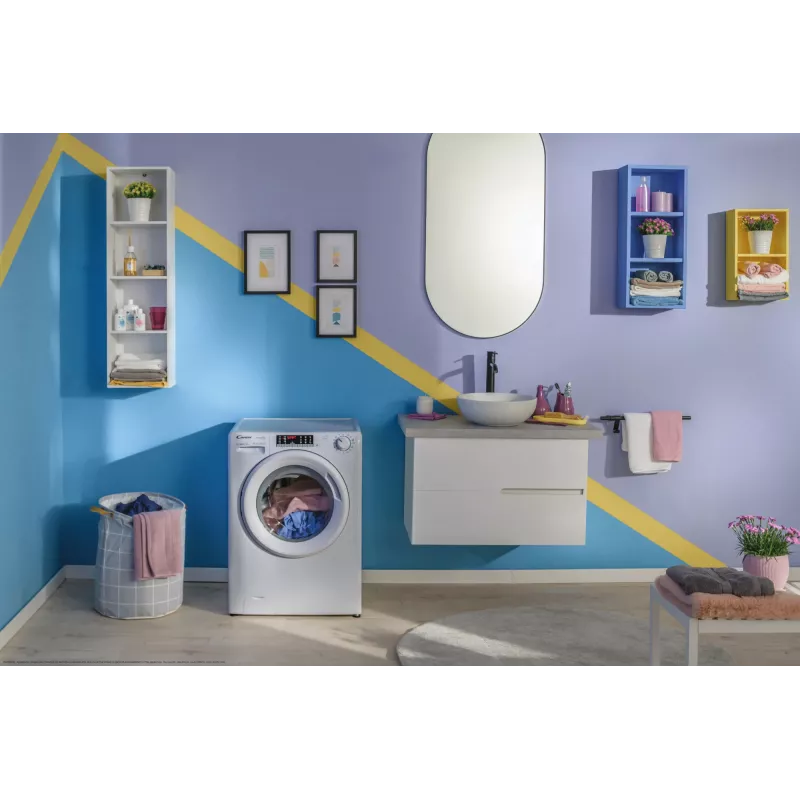 Candy Smart Pro Inverter CO 474TWM6/1-S skalbyklė su priekiniu pakrovimu 7 kg 1400 RPM balta