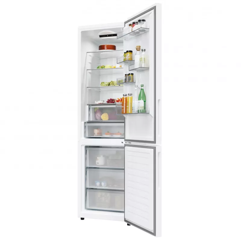 Candy CNCQ2T620EW Laisvai pastatomas šaldytuvas-šaldiklis 409 L Baltas