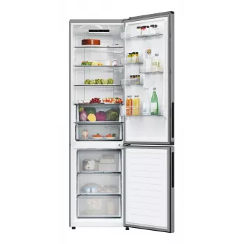 Candy CNCQ2T620EX Laisvai pastatomas šaldytuvas 409 L, nerūdijantis plienas
