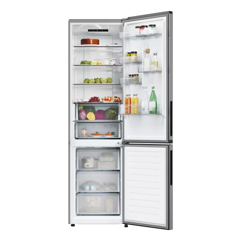 Candy CNCQ2T620EX Laisvai pastatomas šaldytuvas 409 L, nerūdijantis plienas