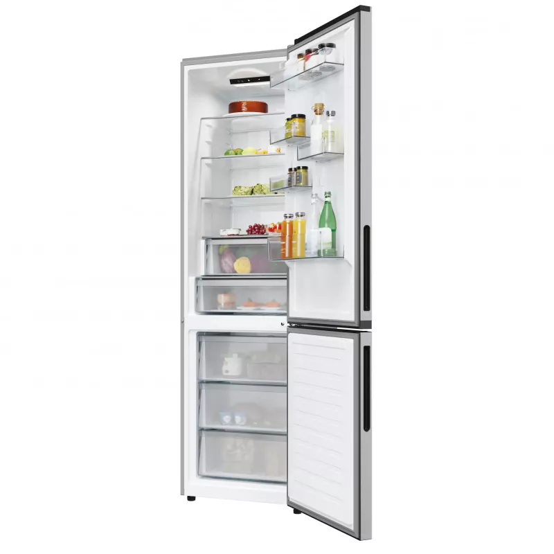 Candy CNCQ2T620EX Laisvai pastatomas šaldytuvas 409 L, nerūdijantis plienas