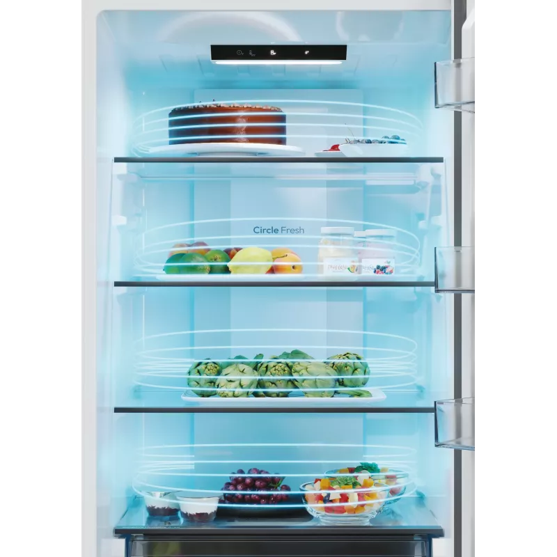 Candy CNCQ2T620EX Laisvai pastatomas šaldytuvas 409 L, nerūdijantis plienas