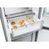 Candy CNCQ2T620EX Laisvai pastatomas šaldytuvas 409 L, nerūdijantis plienas