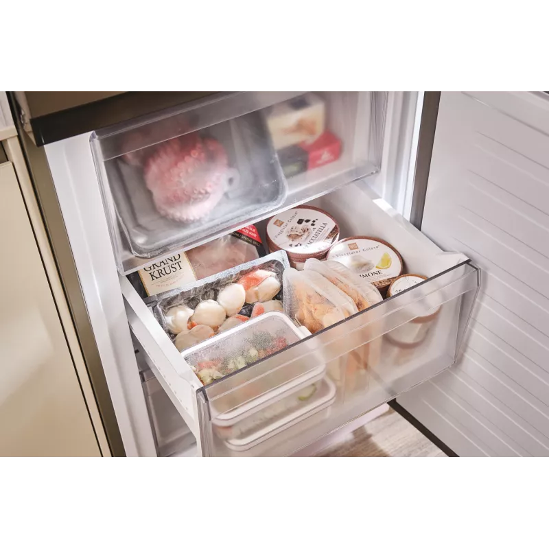 Candy CNCQ2T620EX Laisvai pastatomas šaldytuvas 409 L, nerūdijantis plienas