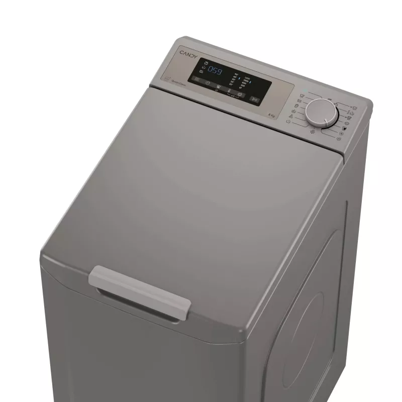 Candy TCA283DR2-S skalbyklė su viršutiniu pakrovimu 8 kg 1200 aps./min. antracitinė