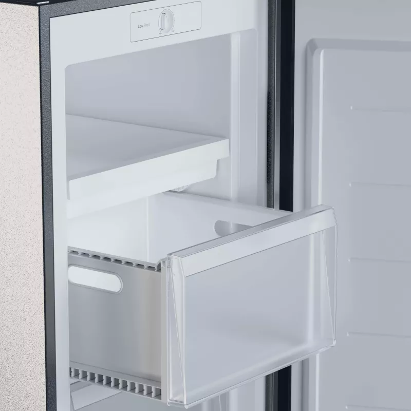 Šaldiklis Candy CNUQ2L513EX stovimas, 169 L, nerūdijantis plienas