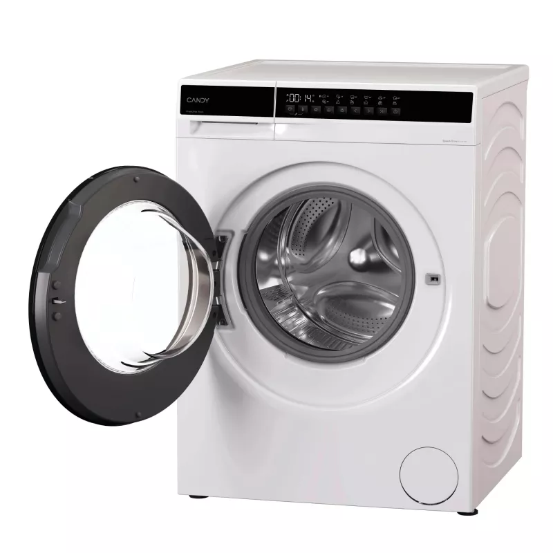 Candy Easy EY 27SB7-S skalbimo mašina, priekinis pakrovimas, 7 kg, 1200 aps./min., juoda, balta
