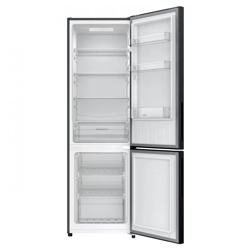 Candy City Combi CCG3L517EB laisvai pastatomas šaldytuvas, 262 L, juodas