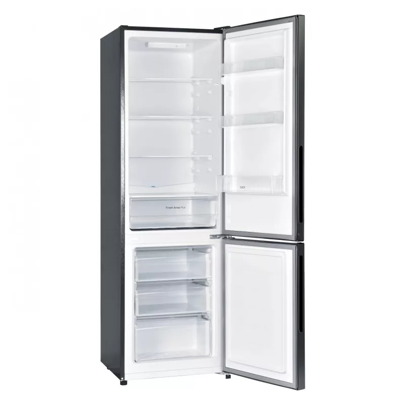 Candy City Combi CCG3L517EB laisvai pastatomas šaldytuvas, 262 L, juodas