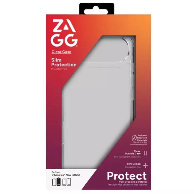 ZAGG Clear Case Apple iPhone 17 Air, permatomas dėklas