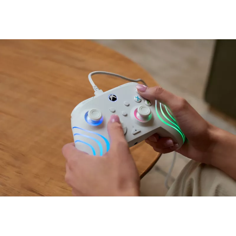 Žaidimų pultas Turtle Beach Afterglow Wave White USB PC Xbox Series S X