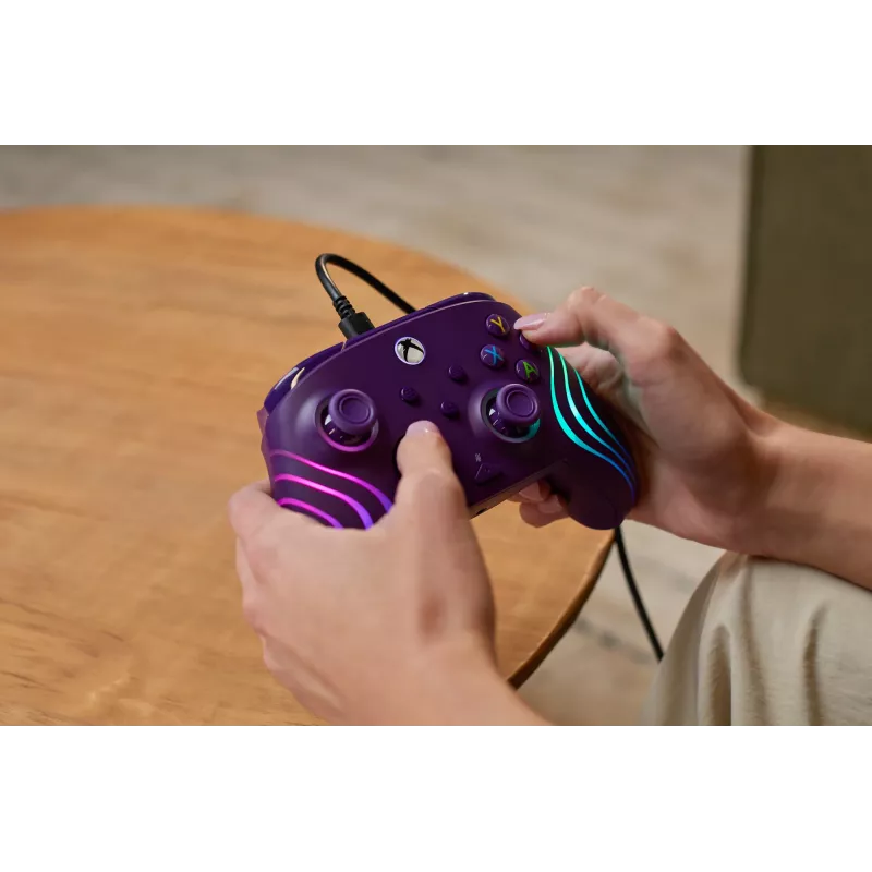 Žaidimų valdiklis Turtle Beach Afterglow Wave Purple USB PC Xbox Series X