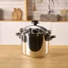 Nerūdijančio plieno puodas Taurus Classic Moments 6 L – tinka indukcinėms, dujinėms ir keraminėms kaitlentėms, su dangčiu ir šalčiui atspariomis rankenomis