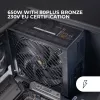 Mars Gaming MPB650SIM maitinimo blokas 650 W 24-pin ATX ATX juodas