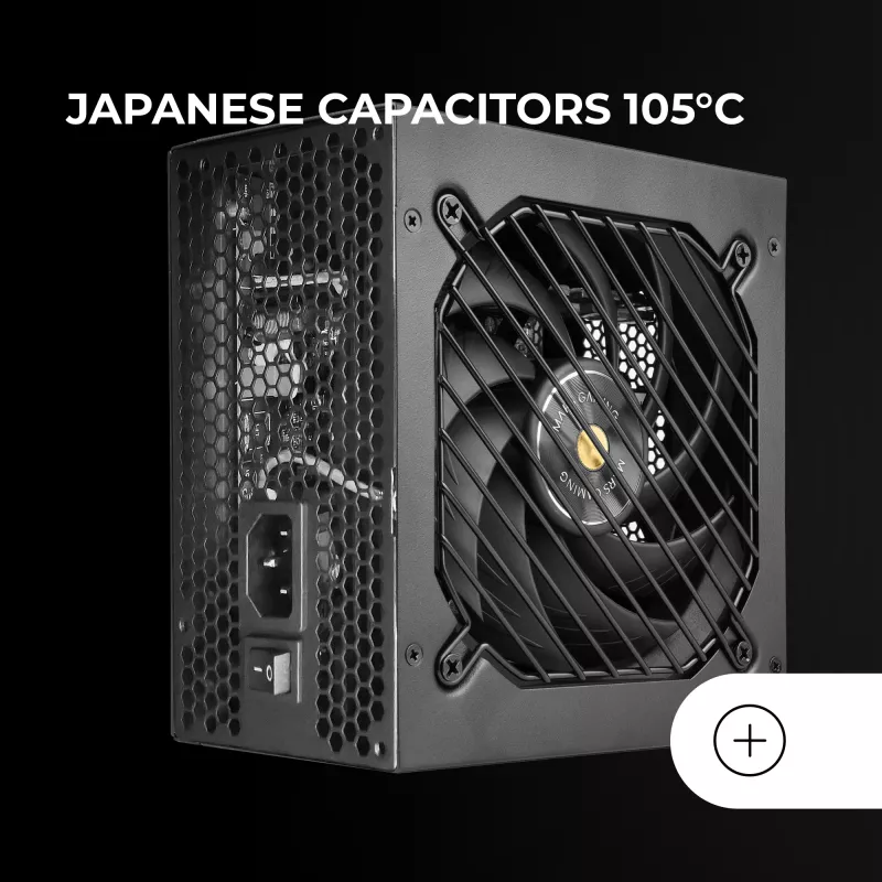 Mars Gaming MPB650SIM maitinimo blokas 650 W 24-pin ATX ATX juodas