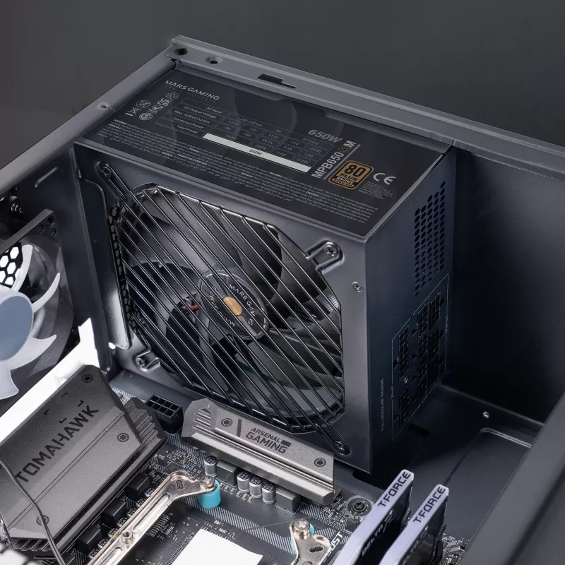 Mars Gaming MPB650SIM maitinimo blokas 650 W 24-pin ATX ATX juodas