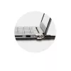Nešiojamojo kompiuterio spyna Kensington Slim Resettable Combination K60628WW