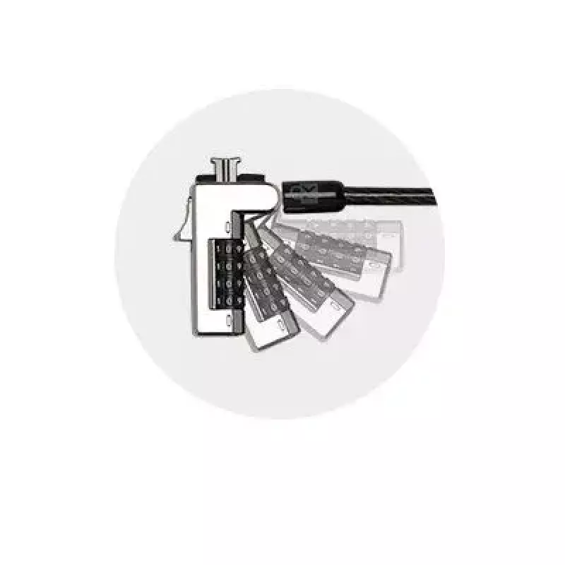 Nešiojamojo kompiuterio spyna Kensington Slim Resettable Combination K60628WW