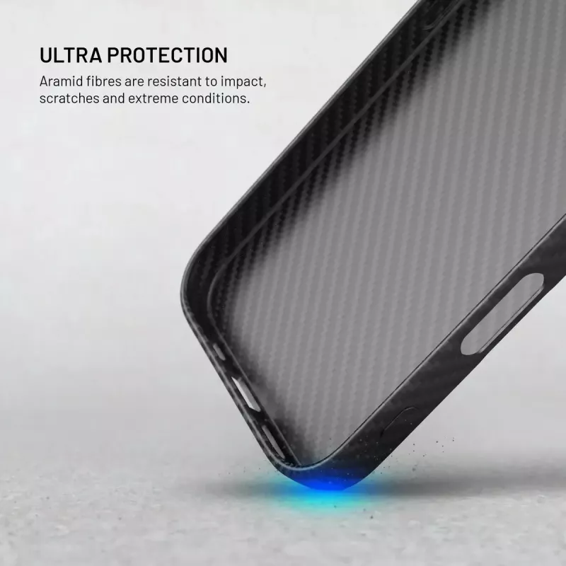 Fixed MagVelar | Samsung Galaxy S26 nugarėlė | Aramidiniai pluoštai | Juoda
