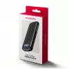 AXAGON EEM2-SC išorinis USB-C 10Gbps besraigtis metalinis M.2 NVMe SSD dėklas, vieno lizdo, pilkas