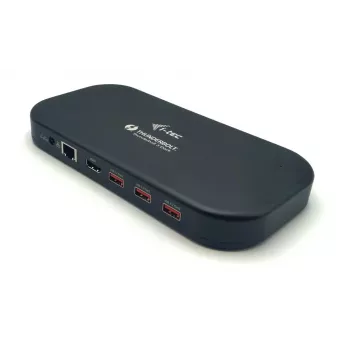 i-tec Thunderbolt 3 / USB-C Dual 4K Dock su USB-C į DisplayPort laidu (1,5 m) ir 60W galios tiekimu