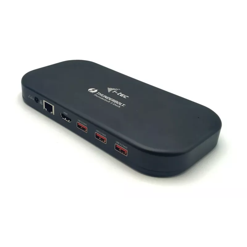 i-tec Thunderbolt 3 / USB-C Dual 4K Dock su USB-C į DisplayPort laidu (1,5 m) ir 60W galios tiekimu
